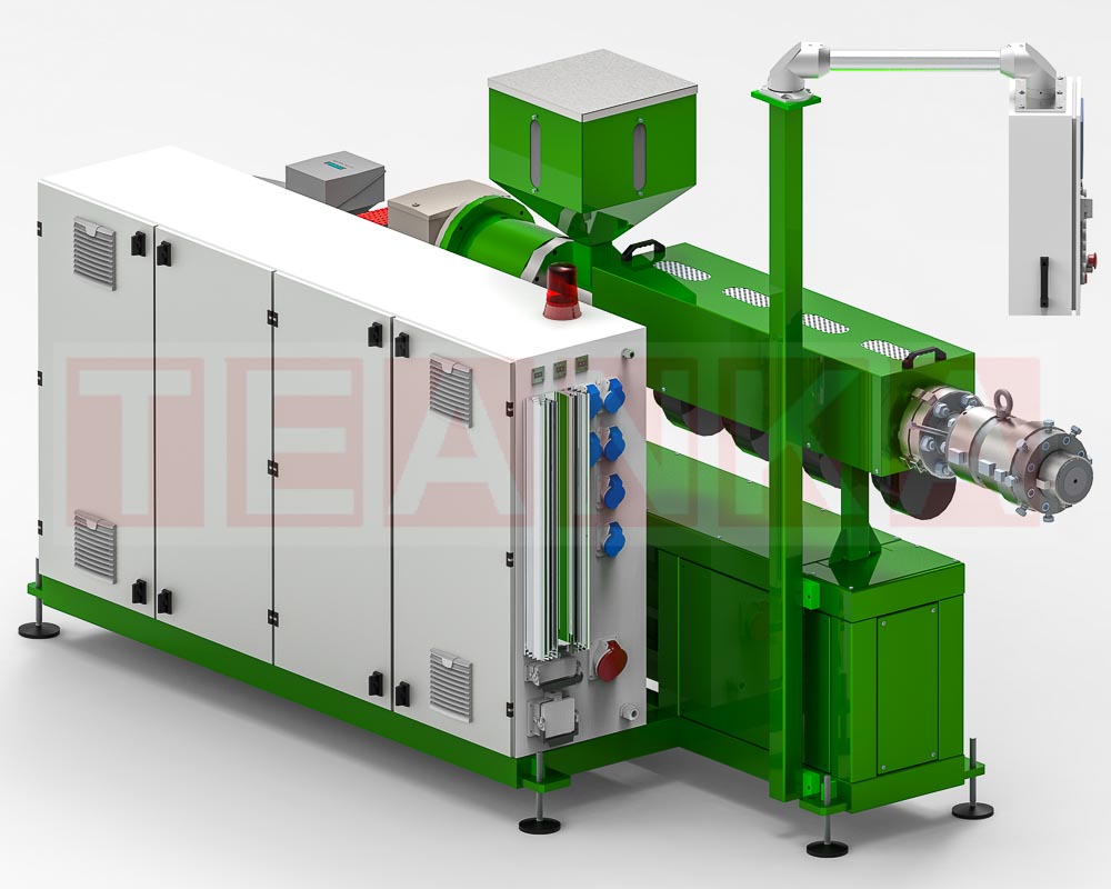 extruder, for pipe line by teanka