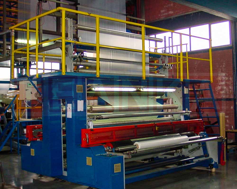 film winding stations for plastic film machine lines by teanka
